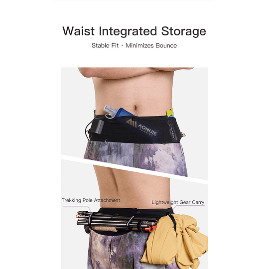 Short TR Waist Pack 2 in 1 - Black