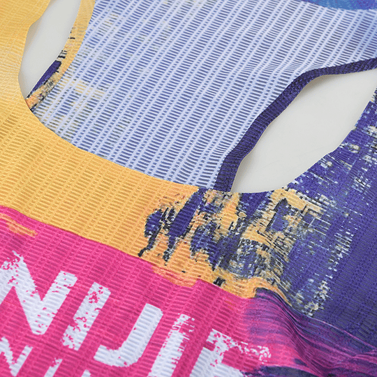 Polera Racerback Tank Top Women Orange