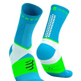 Ultra Trail Socks V2.NORSE BLUE/NEON GREEN