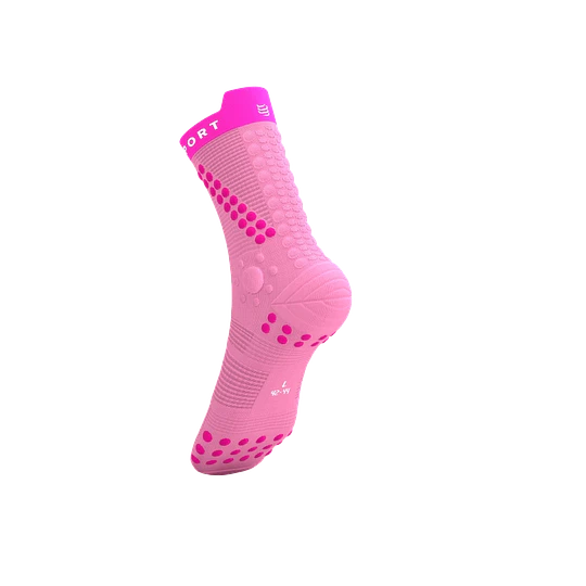 Pro Racing Socks v4.0 Trail - BEGONIA/NEON PINK