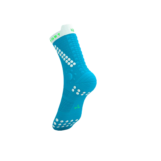 Pro Racing Socks v4.0 Trail - NORSE BLUE/NEON GREEN