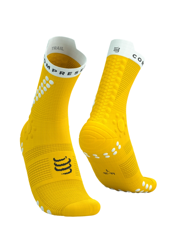 Pro Racing Socks v4.0 Trail - LEMON/WHITE
