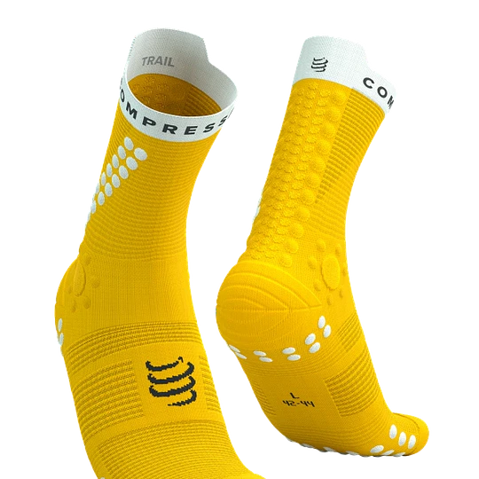 Pro Racing Socks v4.0 Trail - LEMON/WHITE