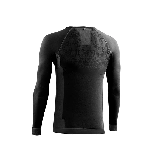Polera Termoreguladora Win Long Sleeves Black & Dark Grey 