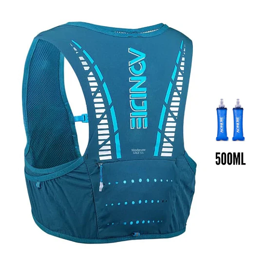 Chaleco de Hidratación Gale 5L Navy/Blue + 2 Soft Flask 500 ml