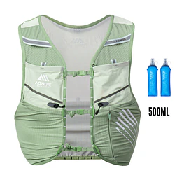 Chaleco de Hidratacion SPEED SERIES 5L - Green + 2 Soft Flask 500 ml