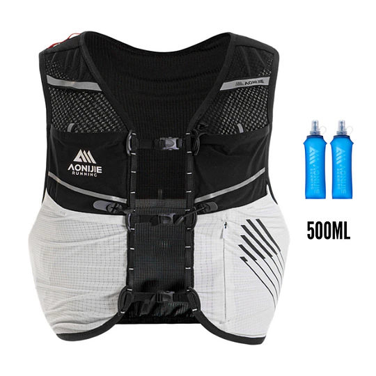 Chaleco de Hidratacion SPEED SERIES 5L - BLACK + 2 Soft Flask 500ml