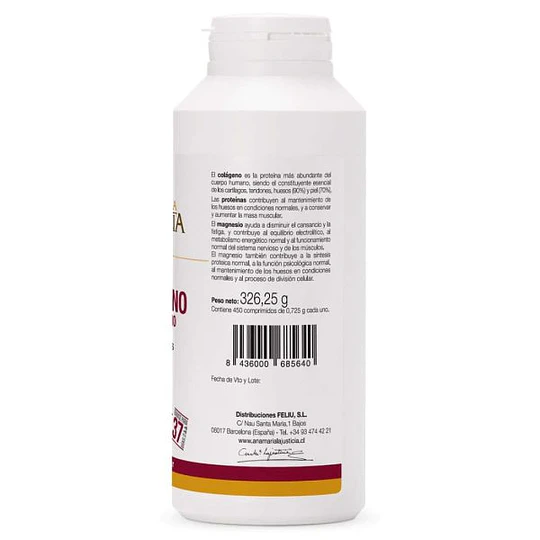 COLAGENO CON MAGNESIO (﻿450 comprimidos )