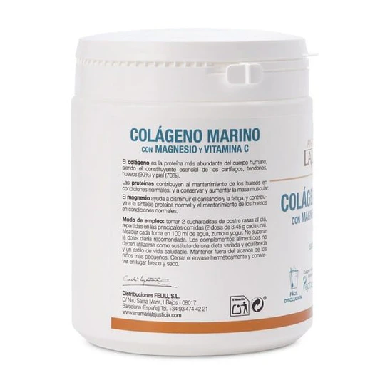Colageno Marino con Magnesio + Vitamina C I 50 días - Ana Maria La Justicia