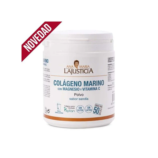 Colageno Marino con Magnesio + Vitamina C I 50 días - Ana Maria La Justicia