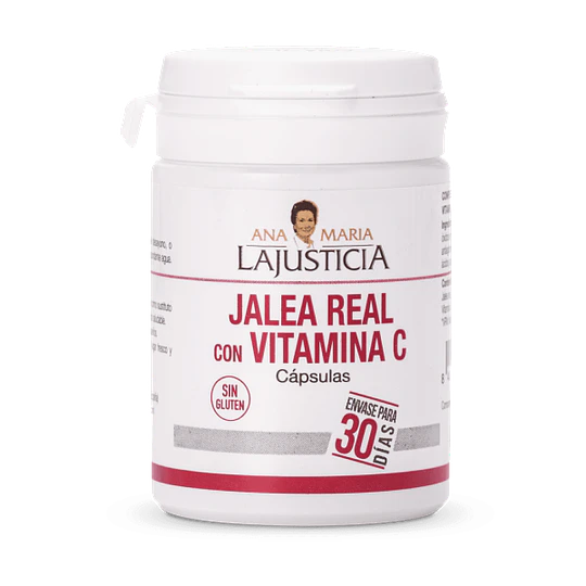 JALEA REAL CON VITAMINA C I 60 cap. I Ana Maria Lajusticia