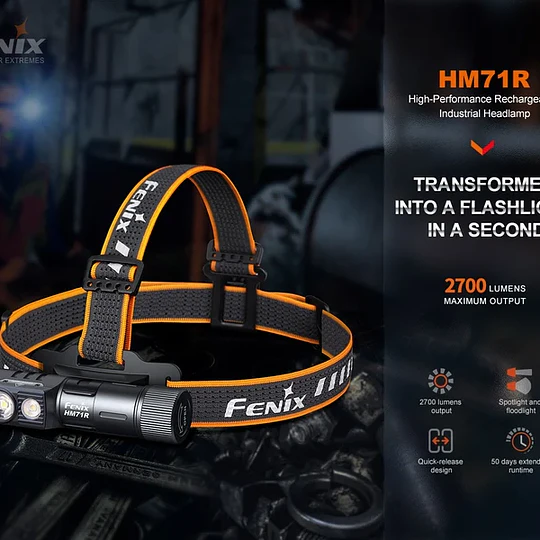 Linterna Frontal Fenix HM71R