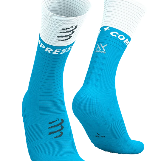 Mid Compression Socks V2.0 - Norse Blue/White