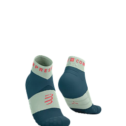 Ultra Trail Low Socks - Stargazer/Aqua/Fluo Red