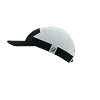 5 Panel Light Cap - White/Black