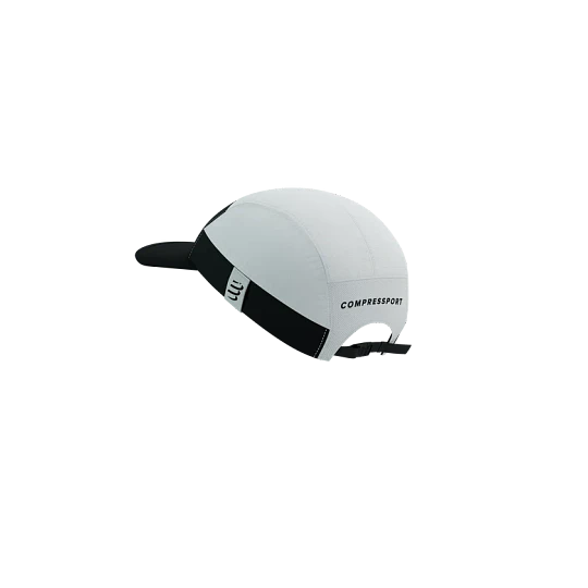 5 Panel Light Cap - White/Black