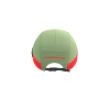 5 Panel Light Cap - Nile/Fluo Red