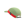 5 Panel Light Cap - Nile/Fluo Red