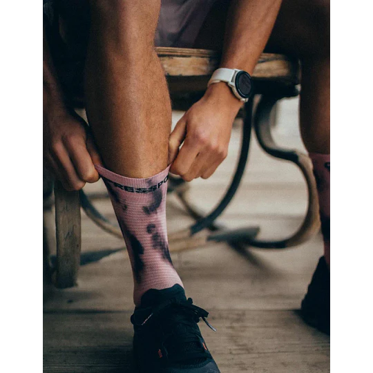 Pro Racing Socks V4.0 Run High - Eat My Dust! Zephyr Tie Dye