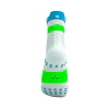 Pro Racing Socks V4.0 Run High - White/Norse Blue/Neon Green