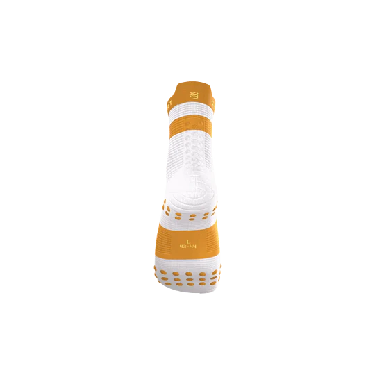 Pro Racing Socks V4.0 Run High - White/Sunflower
