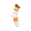 Pro Racing Socks V4.0 Run High - White/Sunflower