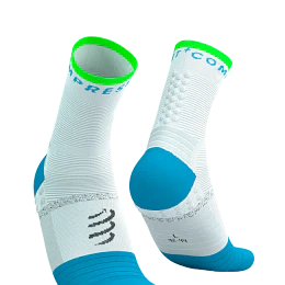 Pro Marathon Socks V2.0 - White-Norse Blue-Neon Green