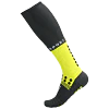 Full Socks Winter Run - Black/Safe Yellow