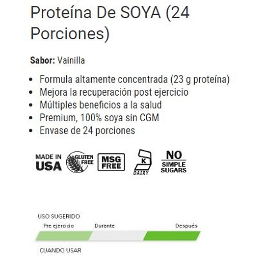 Proteina de Soya