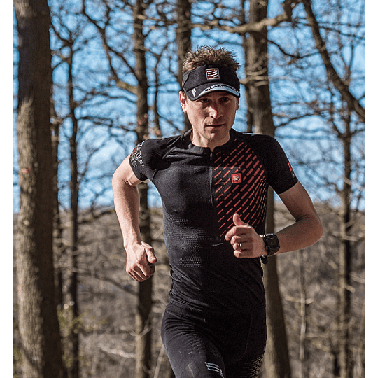 Trail Running Postural SS Black Top Compressport