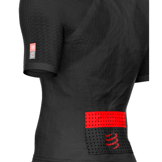 Trail Running Postural SS Black Top Compressport