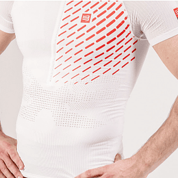 Trail Running Postural SS White Top Compressport