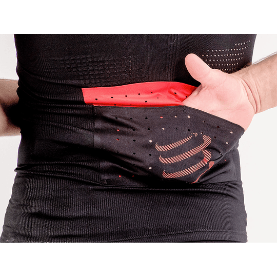 Trail Running Postural SS Black Top Compressport