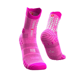Calcetín Trail High V3 Pink Melange 
