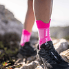 Calcetín Trail High V3 Pink Melange 