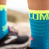 Calcetín Run High Ultralight Fluo/Blue - NEW 