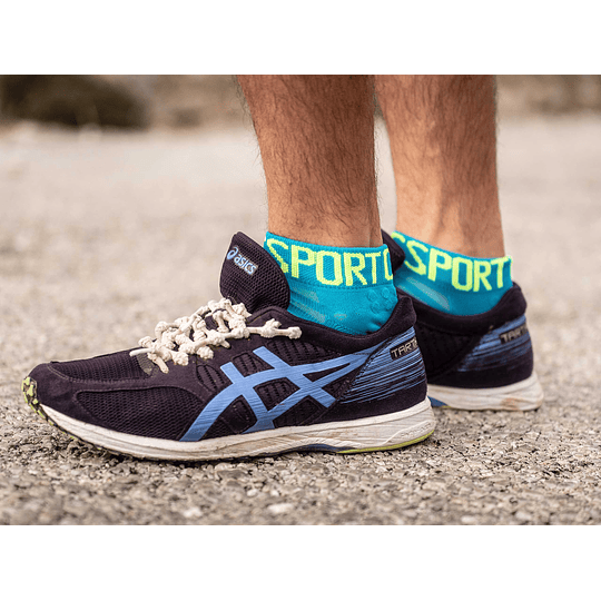 Calcetín Run Low V3 Ultralight Fluo/Blue - NEW 