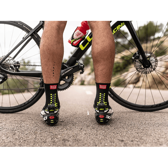 Calcetín BIKE High V3 - Negro/Amarillo - NEW