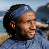 Headband On/Off Compressport Azul/Lima - NEW