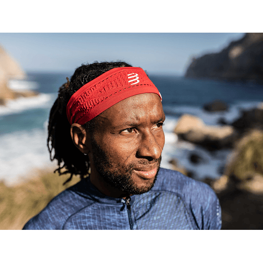 Headband On/Off Compressport Rojo - NEW﻿