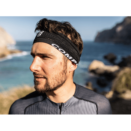 Headband On/Off Compressport Negro  (DELGADO)