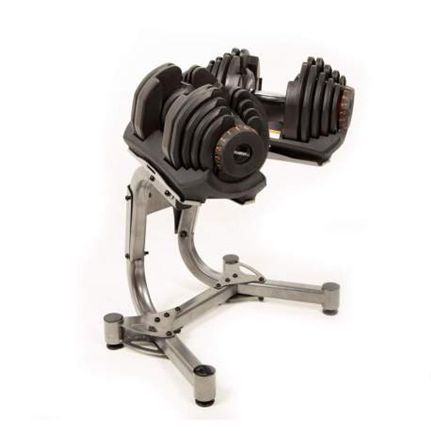 Adjustable Dumbbells (2 Units) + Support. From 10Lb to 90Lb. 3