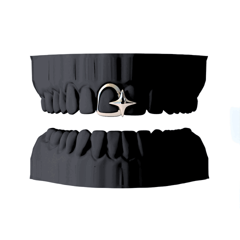 Diente Simple + Figura, Numero o Letra  1