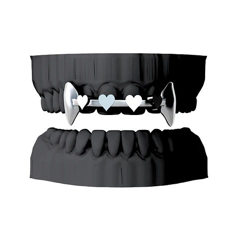Grillz Frenillos Corazon