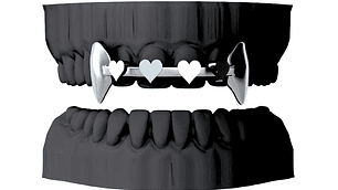 Grillz Frenillos Corazon