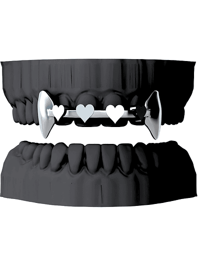 Grillz Frenillos Corazon