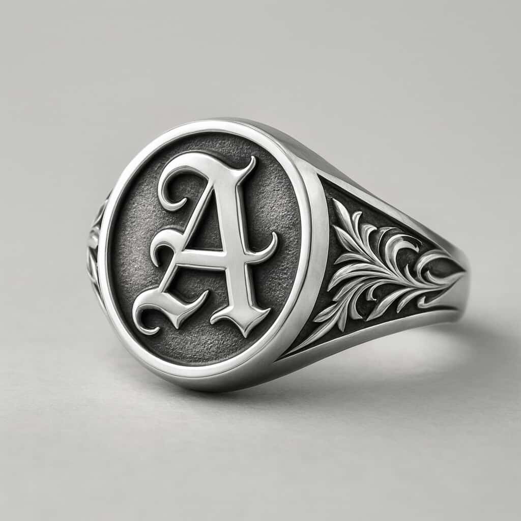 Anillo sello personalizado  1