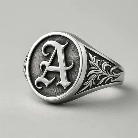 Anillo sello personalizado 