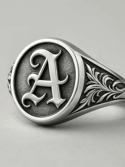 Anillo sello personalizado 