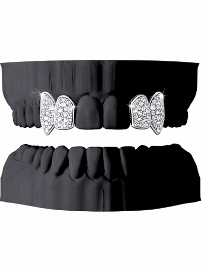 4 Dientes con circones   - FLASH GRILLZ DAY 